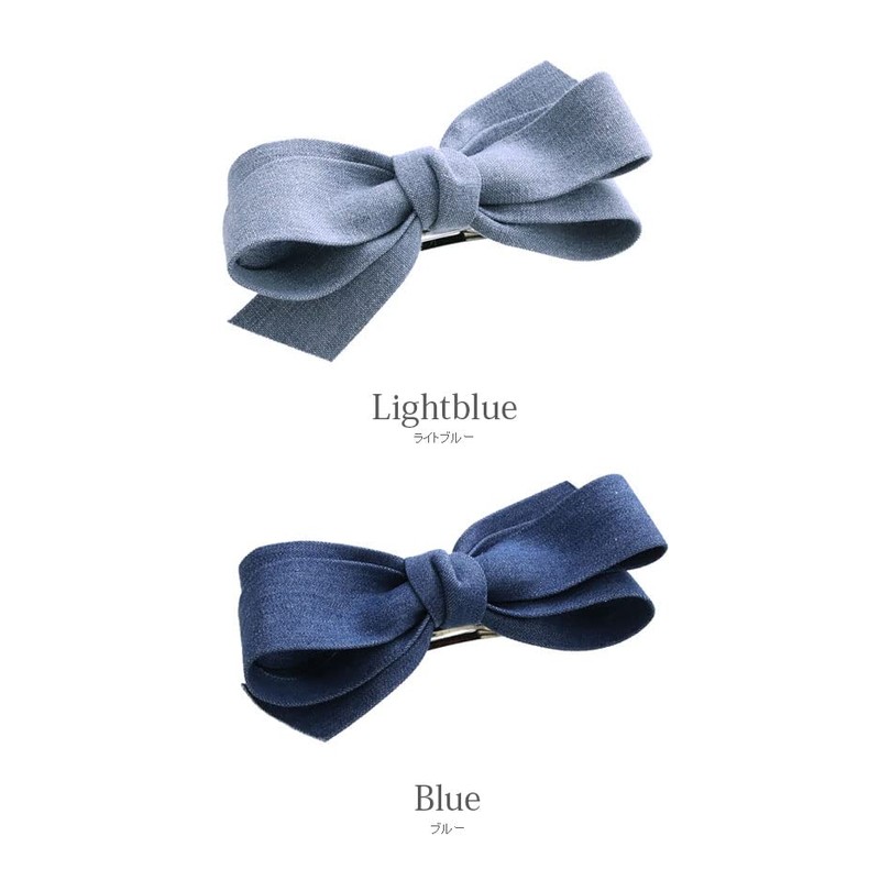 Vingtaine H7554-BL- Dungaree Dungaree Denim Hair Clip, Hair Accessories, Stylish