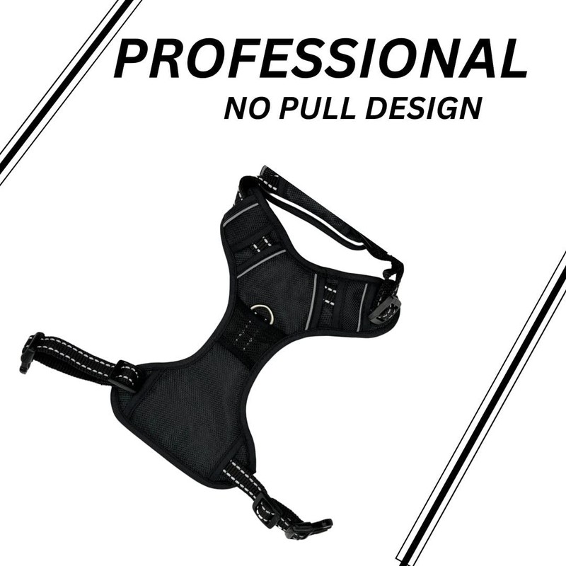 Dog Harness Medium, Large No Pull Vest Harness Adjustable Soft