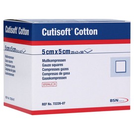 Cutisoft Cotton Compr.5 x 5 cm Sterile 12-Ply