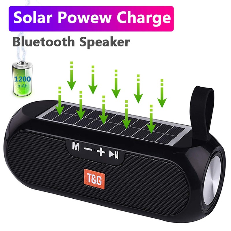 Ellenne BLUETOOTH SPEAKER SPEAKER WITH SOLAR CHARGING 10W WIFI SPEAKER