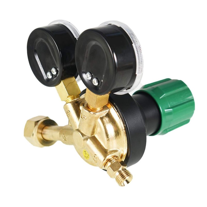 findmall CGA 540 Oxygen Regulator for Welding Gas Gauge 145PSI