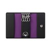 HANATORA PKC Genuine Leather Key Case, Trifold, 2 Buttons, 6