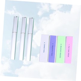 Ipetboom 1set Glass Nail File Colorful Case and Nail Buffering Includes Files and Random Buffers for Gentle Manicure Care and Art