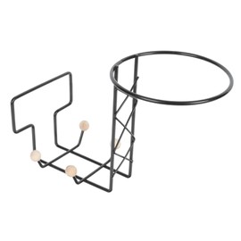 CAXUSD Helmet Stand Motorbike Helmet Holders Wall-Mounted Coat Display Shelf Rack Space Saver