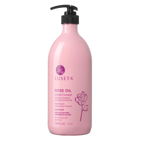 Luseta Rose Oil Conditioner for Fine and Dry Hair, 33.8oz