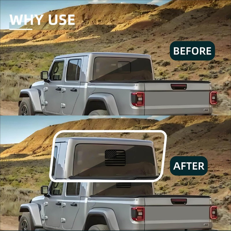 car Window Decal Stickers Compatible with GMC