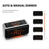 iTOMA Radio Alarm Clock with App Control, Bluetooth, FM Radio,