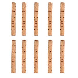 Alomejor Carp Fishing Corks 10 Pieces European Style Carp Fishing Cork Sticks Boilies Bait Zig Fishing Tackle