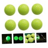 BESPORTBLE Automatic Light-Absorbing Fluorescent Golf Balls Night Golf Balls 6pcs