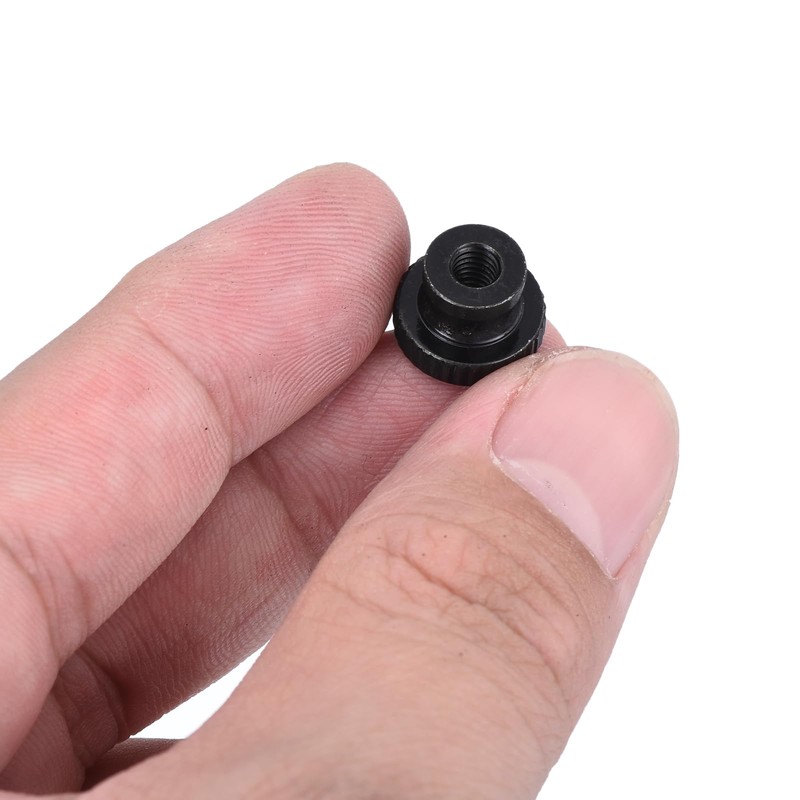 sourcing map Knurled Thumb Nuts, 6Pcs M4 x 12 x