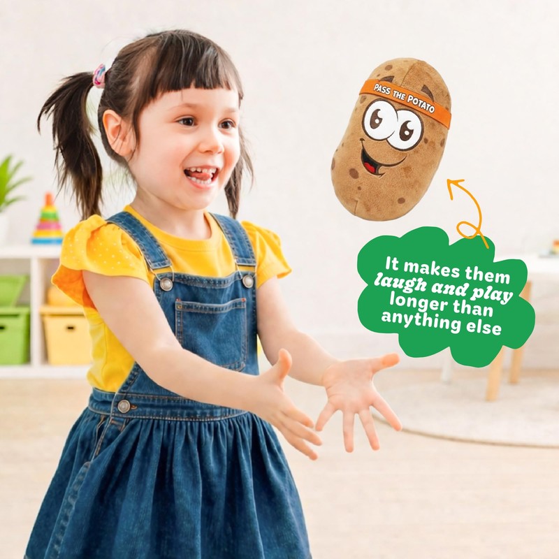 Move2Play, Pass The Potato | Hilariously Wild & Fun Kids