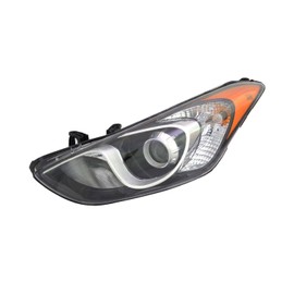 TYC Left Headlight Assembly Compatible with 2013-2017 Hyundai Elantra