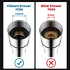 Hibbent 16mm (Outer)/10mm(Inner) Large Bore Shower Hose 2m(78") -Supper Low