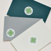 24 x 40mm Round 'Celtic Shamrock' Stickers (SK00017420)