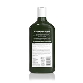 Avalon Organics Scalp Treatment Tea Tree Shampoo, Encourages Scalp Well-Being and Leaves Hair Soft, 11 Fluid Ounces