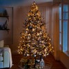 Ginebra 6.5ft Snow Flocked Christmas Tree Prelit with 2456 Branch
