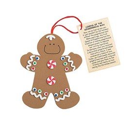Legend of The Gingerbread Man Ornament Craft Kit - Crafts for Kids and Fun Home Activities