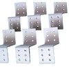Z Bracket, 12 Hole +4, 1.4 inch Each face, Set