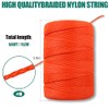 Romeda Mason Line #18, 500 Ft Orange String, Construction Twine