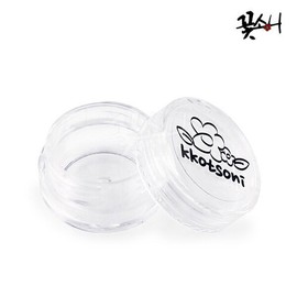 Kkotsoni Self/Nail/Art/Empty Bottles - Glitter/Round/Empty Bottles / 꽃소니 셀프/네일/아트/공병 - 글리터/원형/공병