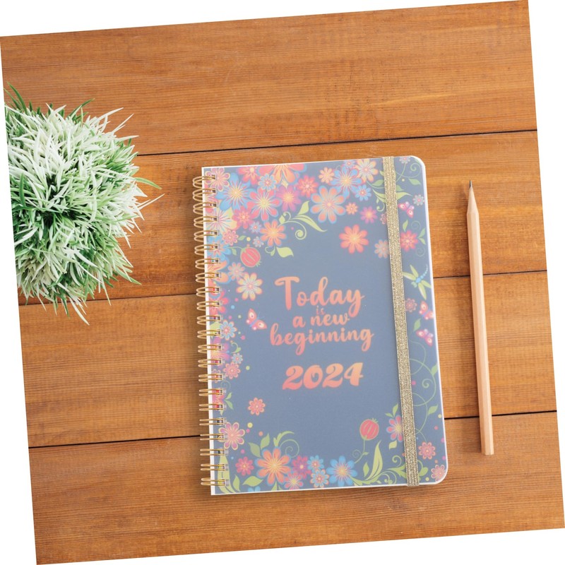 TEHAUX 2024-2026 Teacher Planner Academic Year Notebook Planner Book Binder