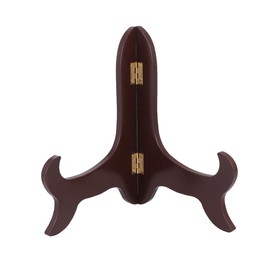 BESPORTBLE Display Vintage Displaying Decorative - 8 Inch Plate Display Stand Vintage Wooden Easel Photo Holder for Displaying Picture Books Decorative Plates Tablets