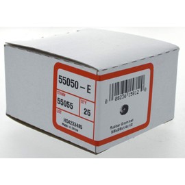 The Hillman Group 55055 Groove Rubber Grommet, 5/8 by 1/4 by 1/2-Inch, 25-Pack,Black