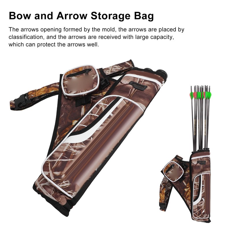 Bow and Arrow Pot Multidirectional Storage Portable Archery Arrow Holder