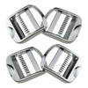 HAHIYO Adjustable Ladder Lock Webbing Release Slider Buckle Zinc Alloy