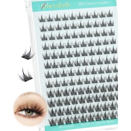 Obeyalash Manga Lashes Cluster Natural Eyelash Clusters Mix 10-12mm C Curl 120Pcs Wispy Eyelash Clusters Anime Spiky Cluster Lash Extensions Individual Lashes Soft Comfortable Thin Band (Manga Look)