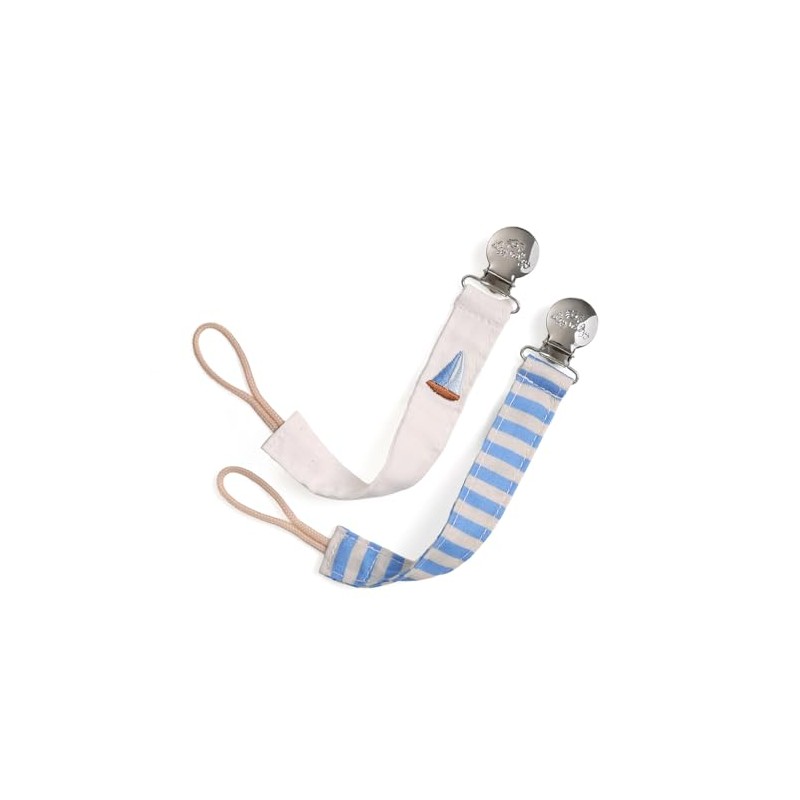 Itzy Ritzy - Correas para chupete de tela, paquete de