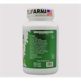 VITOFARMA Spirulina Powder For Birds, Grown In Usa High Protein By Vitofarma Supplement