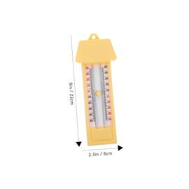 iplusmile Greenhouse Thermometer Indoor Hygrometer for Maximum Minimum Temperature Monitoring Design for Home Office Garden Use Reliable Temperature Gauge