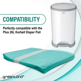 Greenland® Eco Friendly Refill Foil Rings for Korbell Pack of 6 (Blue - 26L Plus)