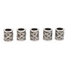 20PCS Beard Beads Retro Alloy Multipurpose Hair Tube Beads for