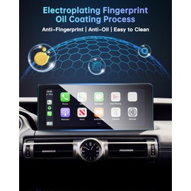 Ruiya Screen Protector for Lexus IS 10.3" Display Touchscreen 9HD Tempered Glass Compatible with 2021-2024 2025 Lexus IS300 / IS350 / IS500 F Sport(Not for 2026 Lexus IS)