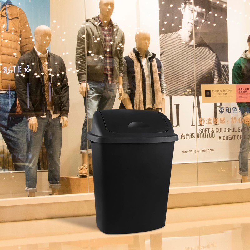 Nesmilers 4 Packs 70 L/18.5 Gallon Large Swing Top Trash