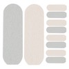 WOONEKY Foot File Sandpaper Stickers Pcs Replacement Pads for Foot