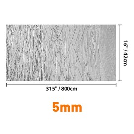 MOTUKA 200mil 36.16 Sqft Car Sound Deadener Deadening Mat Noise and Heat Shield Insulation Closed Cell PE Foam Vibration Dampening Material for Car Hood Trim Roof Door and Trunk