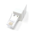 DRUT BT to RJ11 Socket, Telephone Line Adapter, 6P4C, 4