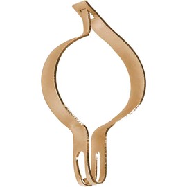 The Great American Hanger Company Anti-Theft Metal B-Ring with Brass Finish, (Box of 100) Removable 1.5 Inch Security Rings to Hold Nail Hook Hangers for Existing installations and Fixed Bars