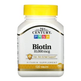 Biotina 000 Mcg 120 Tabletas Importadas Siglo Xxi Sabor Natrol