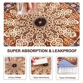 Qeils Washable Pee Pads for DGS, Reusable Puppy Pads Super Absorbent Leakproof Dog Training Pads, Non-Slip Wee Wee Pads for Crate, Floor, Potty Pads Feeding Mat Dog Pee Extra Large Pee Pads 72"x72"