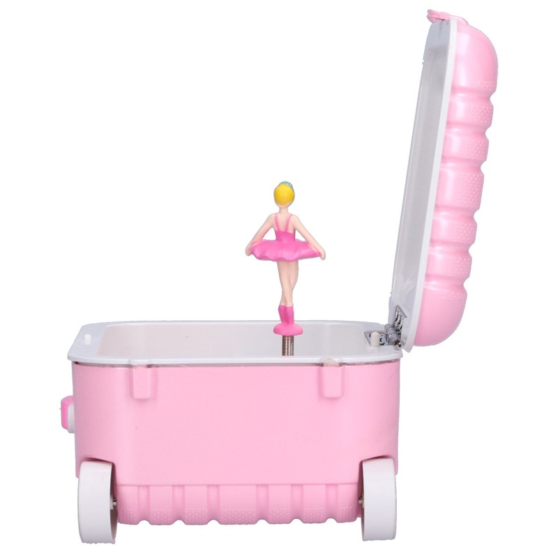 Originality Music Box Cute Luggage Jewelry Box Student Birthday Gift