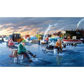 Ken Zylla Open Edition Vintage Snowmobile Print BACK IN THE DAY
