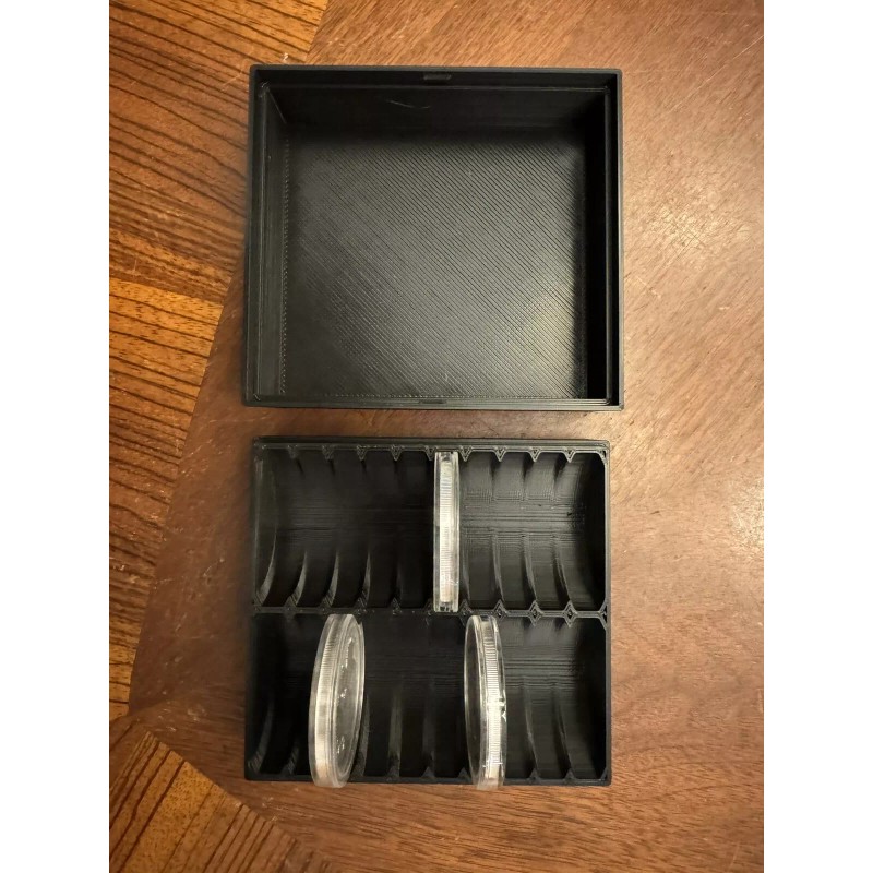 Storage Solutions 3DP Black Storage Box Holds 20x 1oz Silver