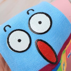 SHIDXIB 5Pcs Cute Fall Winter Stockings Women's Socks Hosiery Expression Pattern Graphic Toe Socks