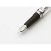 Nakabayashi TACCIA Faceted Fountain Pen, Clear, Nib Size, F TPF-001-C-F