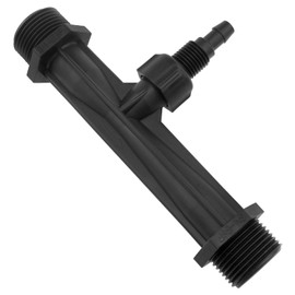 Xhziy 1PCS Black Venturi Fertilizer Injector 3/4 inch Injector Irrigation Fertilizer Injector Agricultural Irrigation Tool