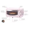 EUROSTAR 4-Slice Toaster Oven Broiler (White)